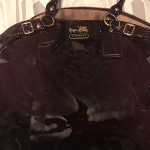 Coach patent leather handbag